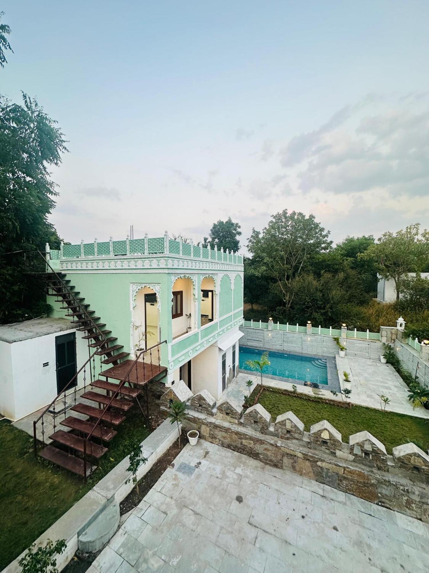 烏代浦Rajasthan Haveli别墅 外观 照片