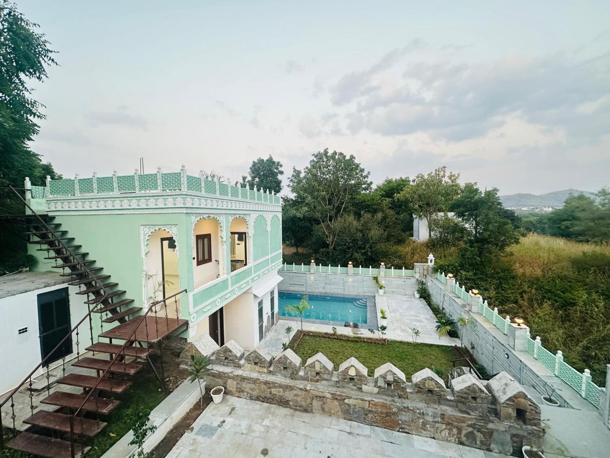 烏代浦Rajasthan Haveli别墅 外观 照片